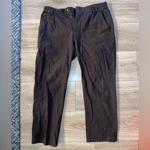 RVCA Men’s Medium Brown Elasticized Pants